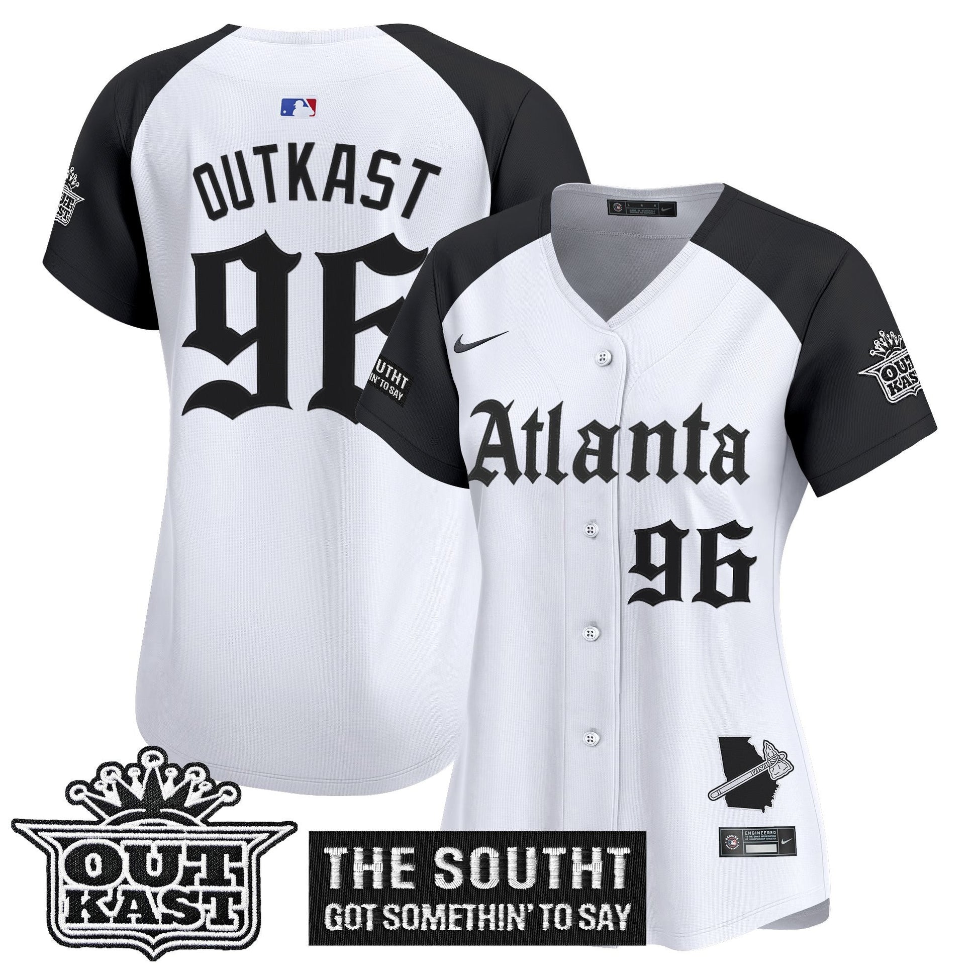 Women's ATL 'Gothic South x Outkast Edition' Vapor Premier Limited Jersey - All Stitched