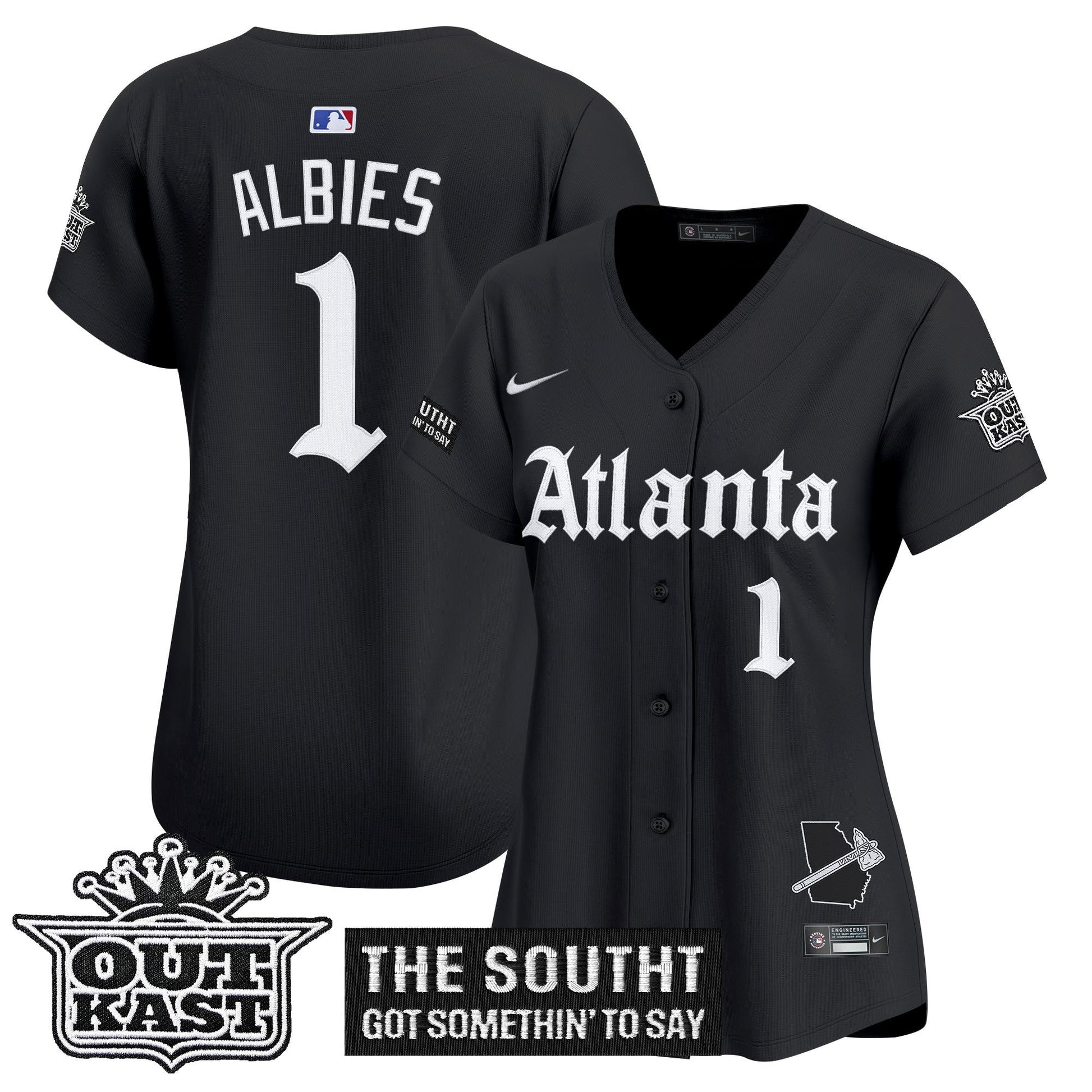 Women's ATL 'Gothic South x Outkast Edition' Vapor Premier Limited Jersey - All Stitched