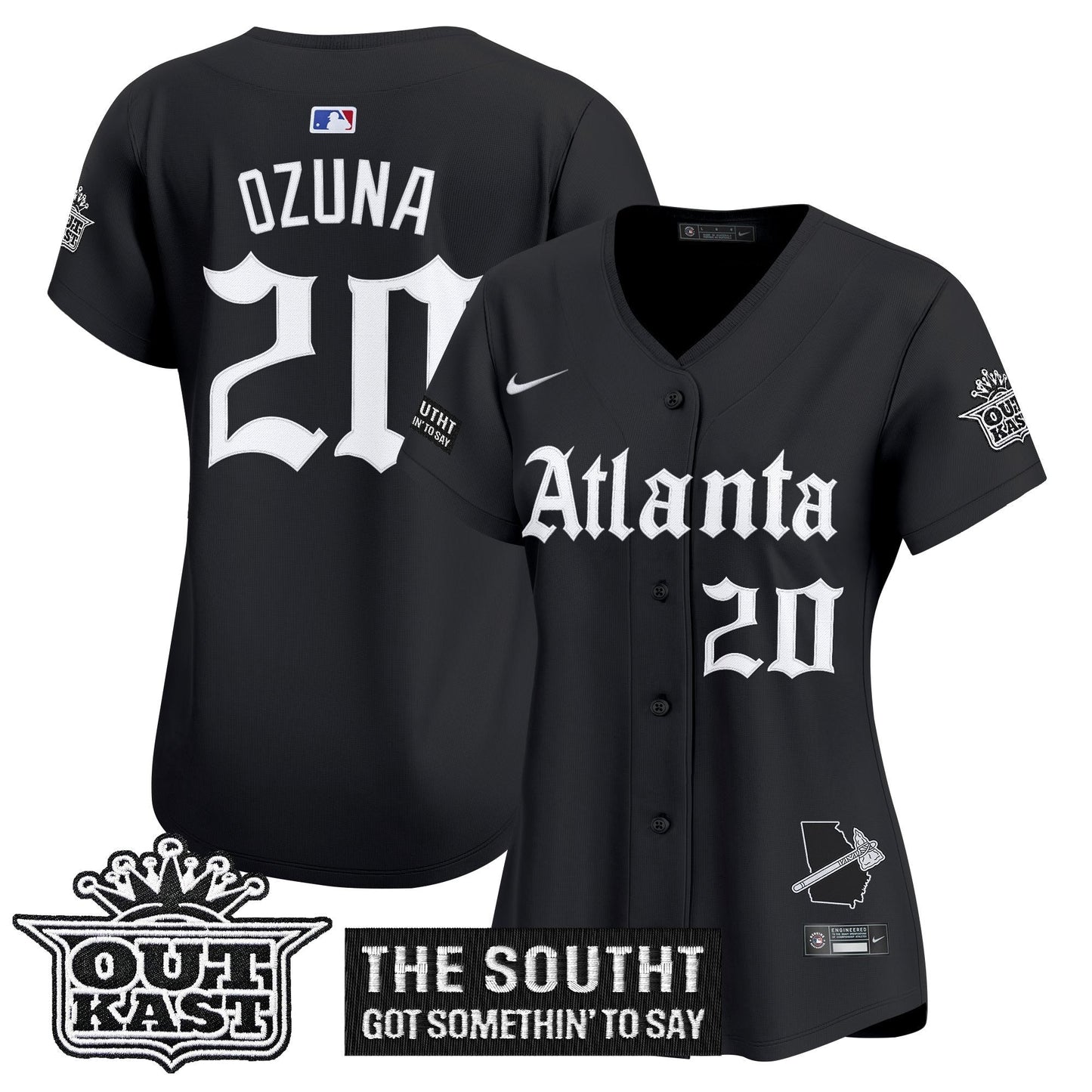 Women's ATL 'Gothic South x Outkast Edition' Vapor Premier Limited Jersey - All Stitched