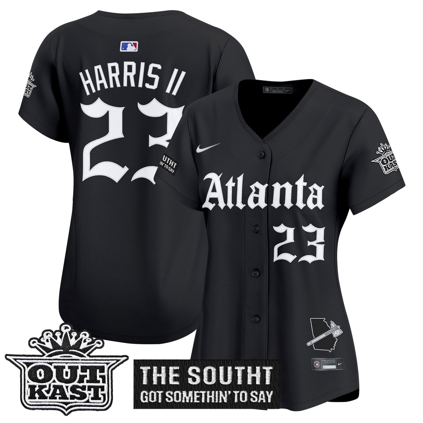 Women's ATL 'Gothic South x Outkast Edition' Vapor Premier Limited Jersey - All Stitched