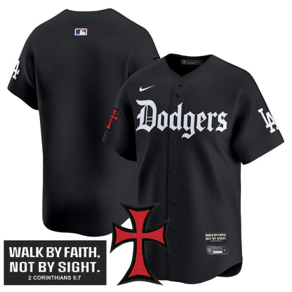 Men's Dodgers 'Faith & Glory Edition' Vapor Premier Limited Jersey - All Stitched
