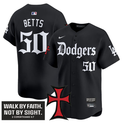 Men's Dodgers 'Faith & Glory Edition' Vapor Premier Limited Jersey - All Stitched