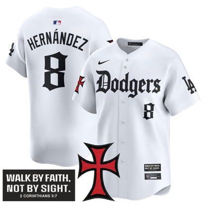 Men's Dodgers 'Faith & Glory Edition' Vapor Premier Limited Jersey - All Stitched