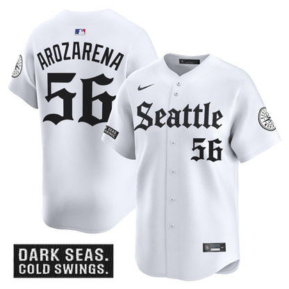 Men's Seattle Mariners 'Deep Sea Gothic Edition' Vapor Premier Limited Jersey - All Stitched