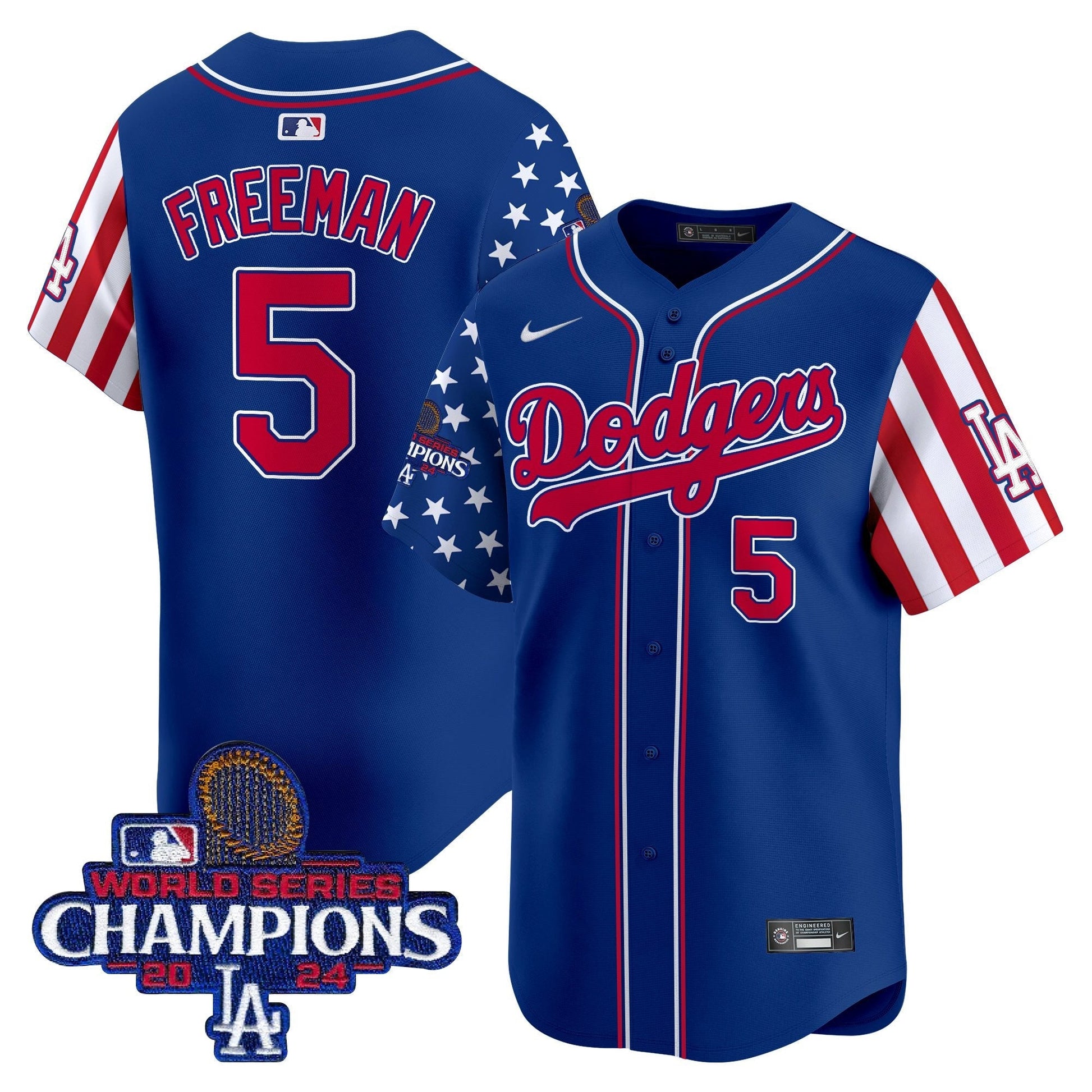 Men's Dodgers 2025 Memorial Day Vapor Premier Limited Jersey - All Stitched