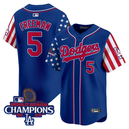 Men's Dodgers 2025 Memorial Day Vapor Premier Limited Jersey - All Stitched