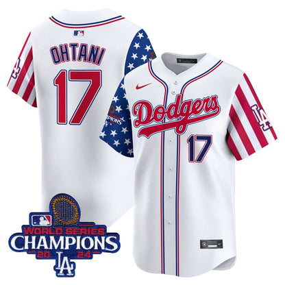 Men's Dodgers 2025 Memorial Day Vapor Premier Limited Jersey - All Stitched