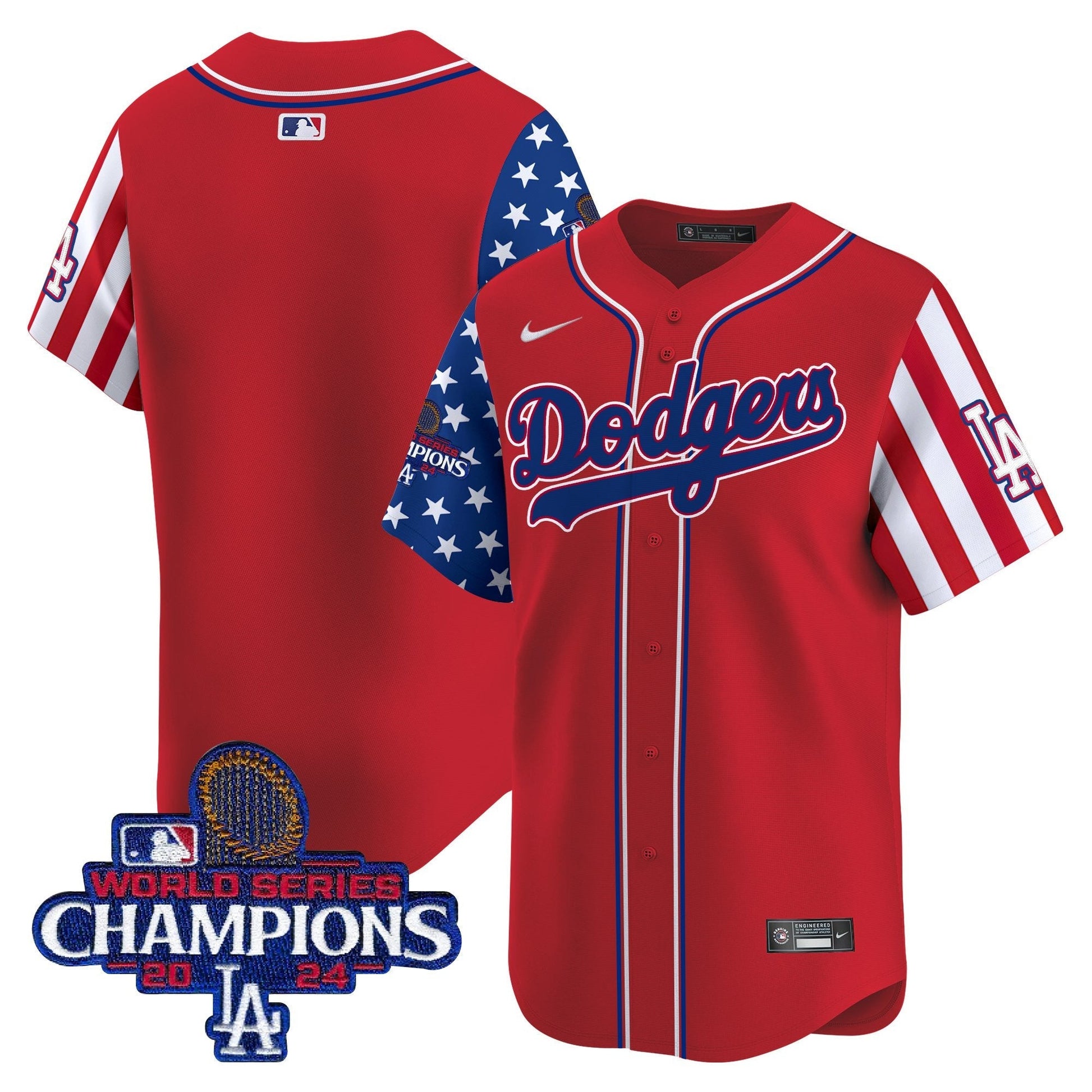 Men's Dodgers 2025 Memorial Day Vapor Premier Limited Jersey - All Stitched