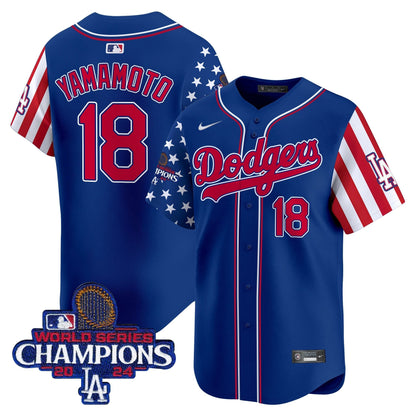 Men's Dodgers 2025 Memorial Day Vapor Premier Limited Jersey - All Stitched