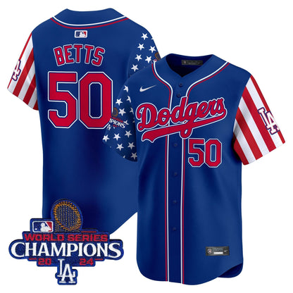 Men's Dodgers 2025 Memorial Day Vapor Premier Limited Jersey - All Stitched