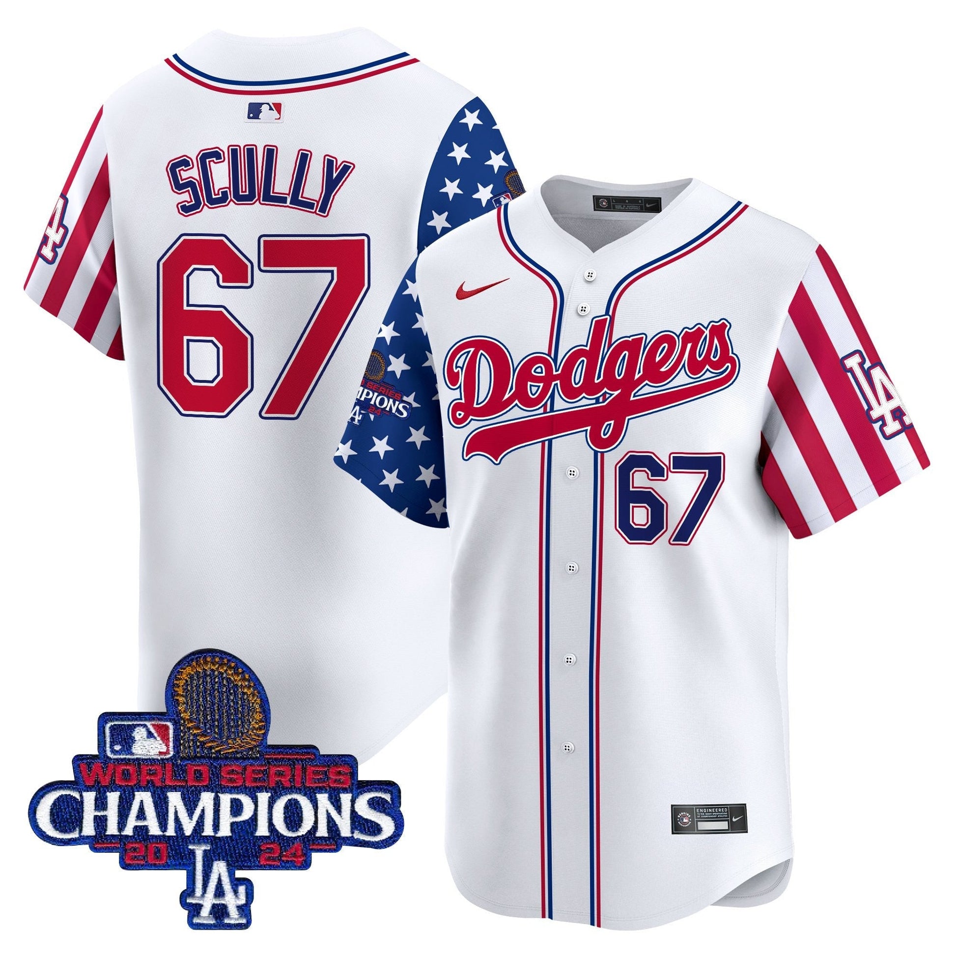Men's Dodgers 2025 Memorial Day Vapor Premier Limited Jersey - All Stitched