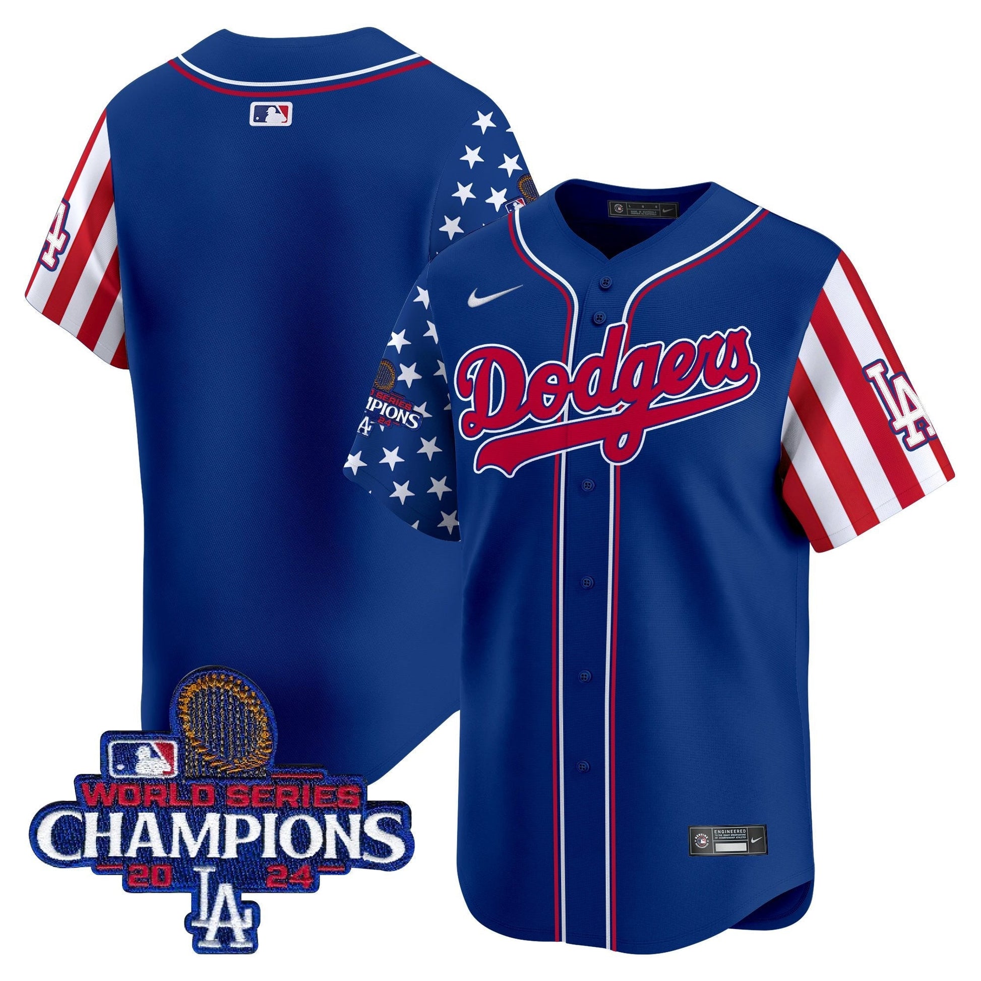 Men's Dodgers 2025 Memorial Day Vapor Premier Limited Jersey - All Stitched
