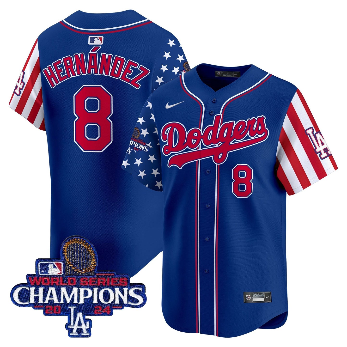 Men's Dodgers 2025 Memorial Day Vapor Premier Limited Jersey - All Stitched