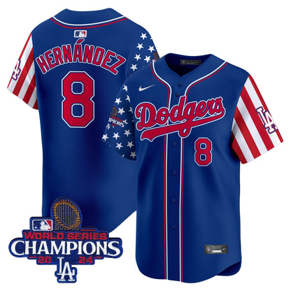 Men's Dodgers 2025 Memorial Day Vapor Premier Limited Jersey - All Stitched