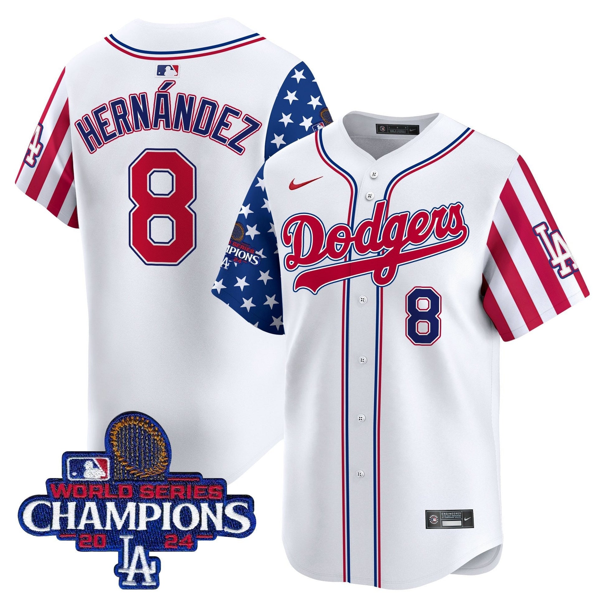 Men's Dodgers 2025 Memorial Day Vapor Premier Limited Jersey - All Stitched