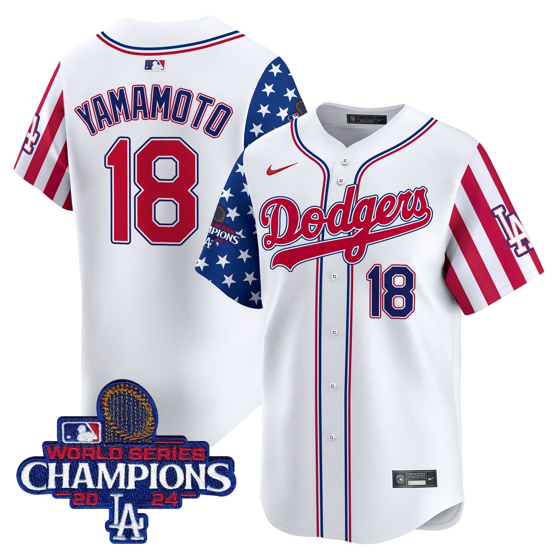Men's Dodgers 2025 Memorial Day Vapor Premier Limited Jersey - All Stitched