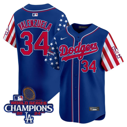 Men's Dodgers 2025 Memorial Day Vapor Premier Limited Jersey - All Stitched