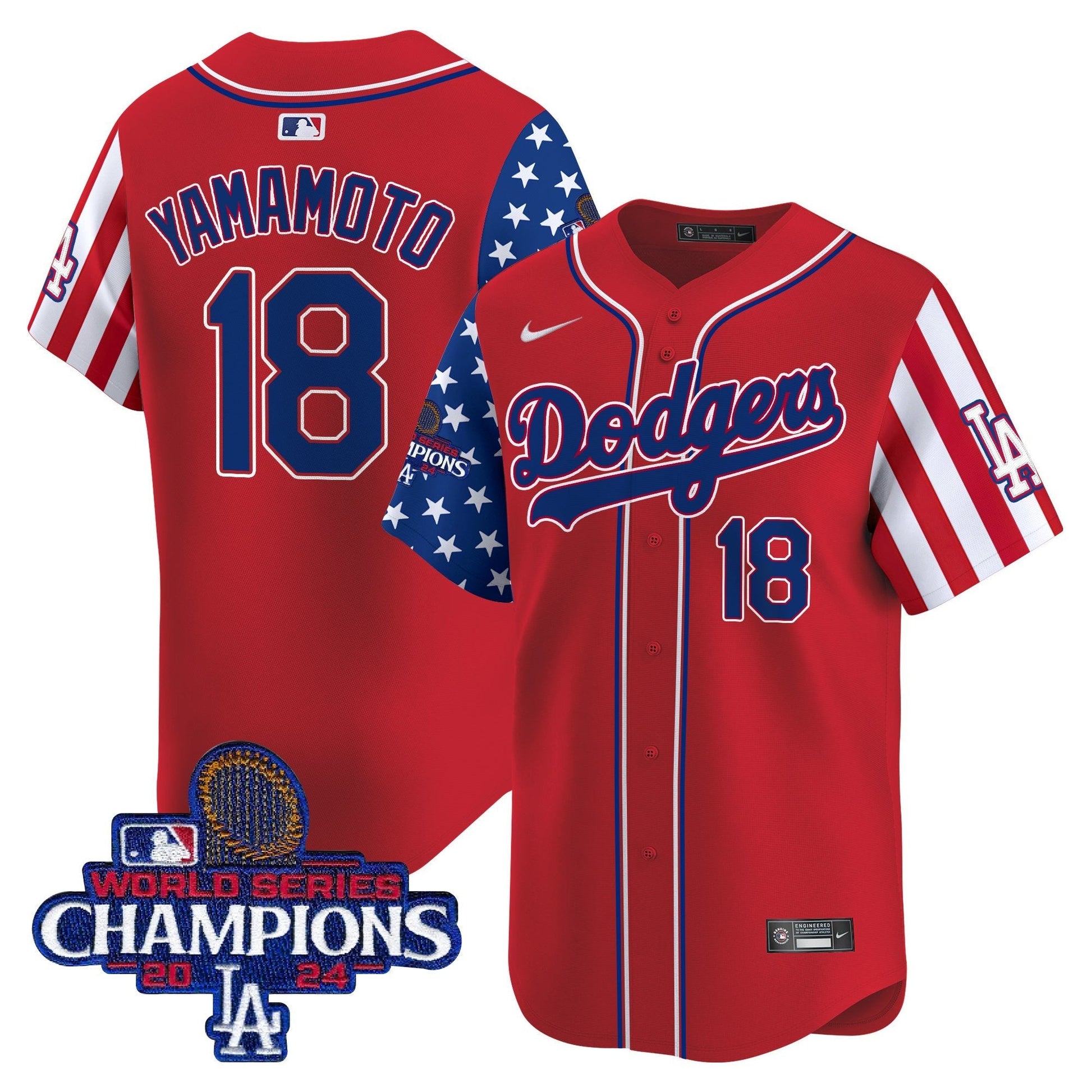 Men's Dodgers 2025 Memorial Day Vapor Premier Limited Jersey - All Stitched
