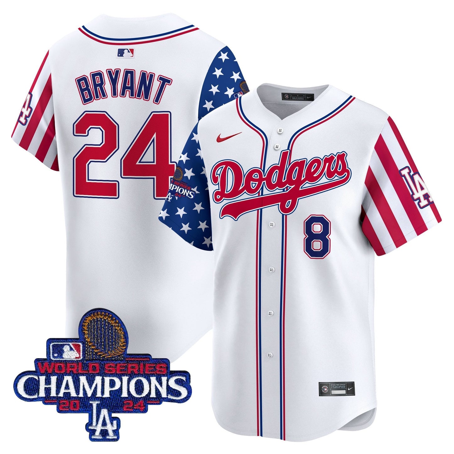 Men's Dodgers 2025 Memorial Day Vapor Premier Limited Jersey - All Stitched