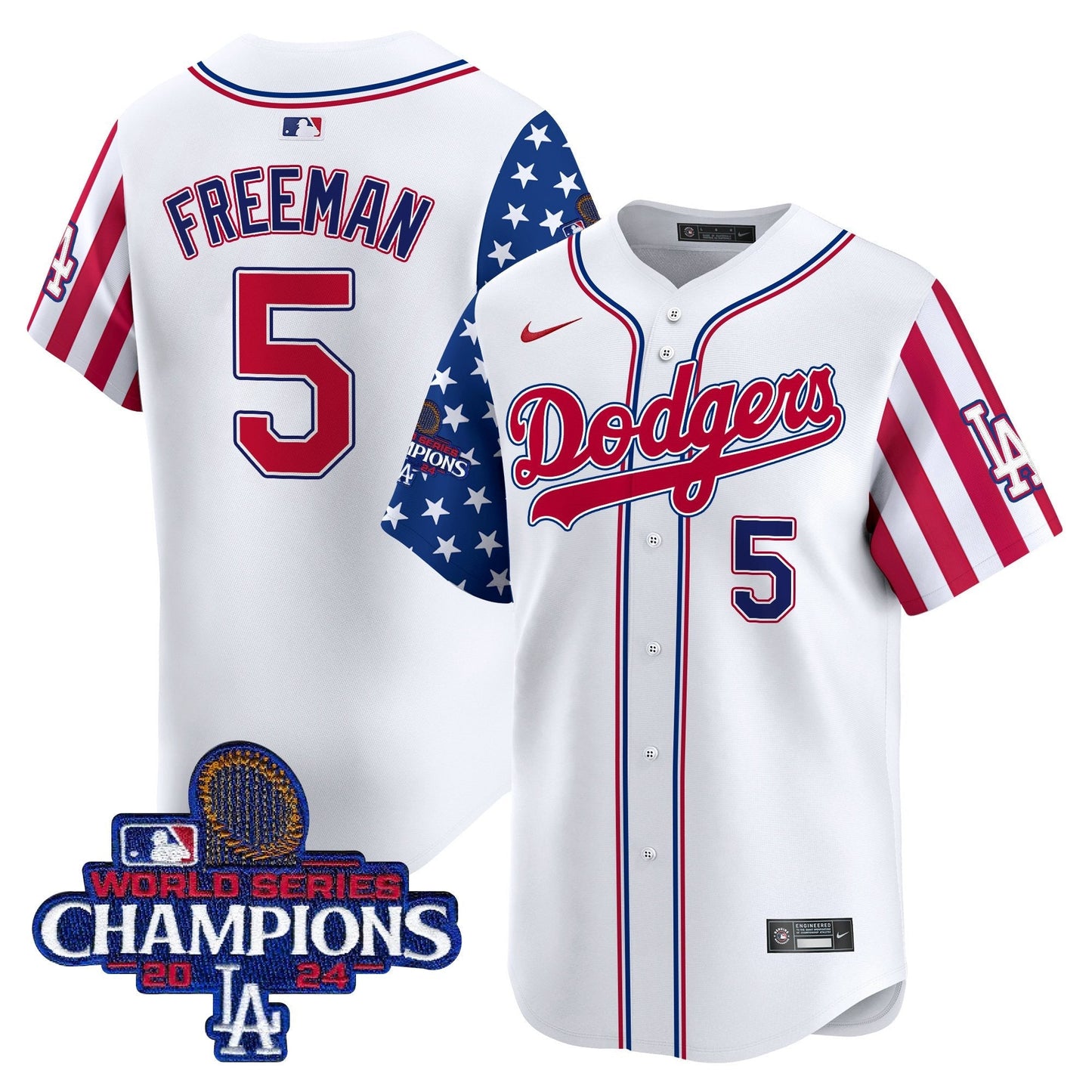 Men's Dodgers 2025 Memorial Day Vapor Premier Limited Jersey - All Stitched