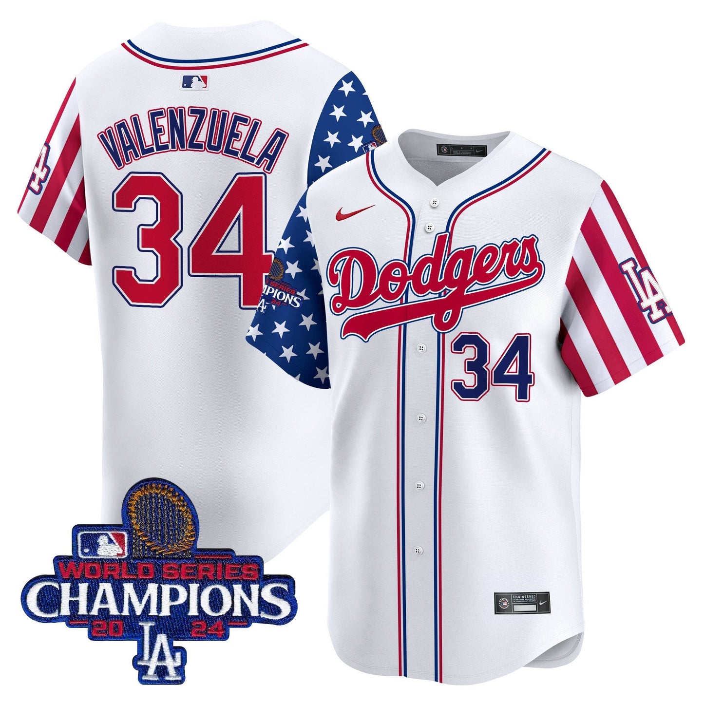 Men's Dodgers 2025 Memorial Day Vapor Premier Limited Jersey - All Stitched