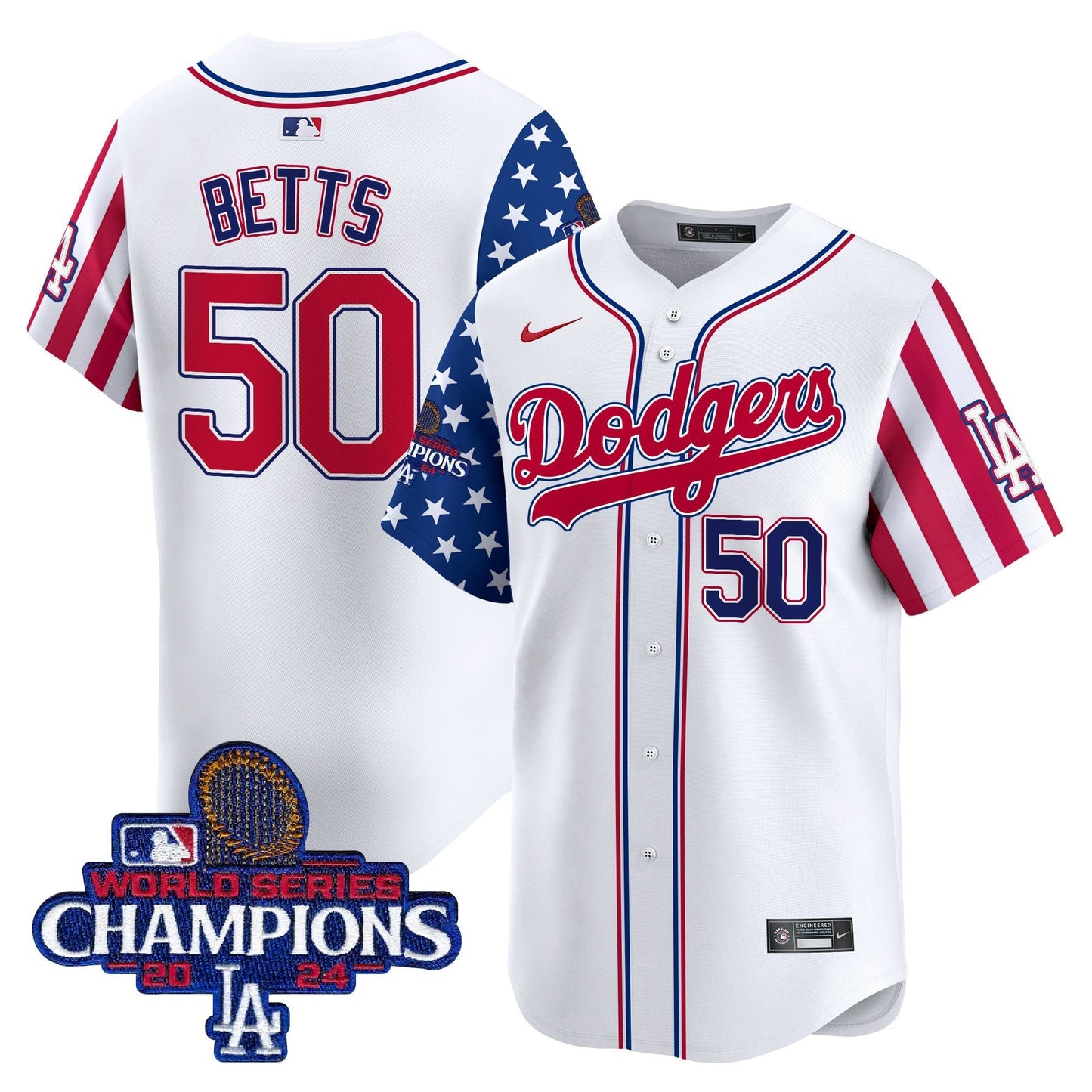 Men's Dodgers 2025 Memorial Day Vapor Premier Limited Jersey - All Stitched