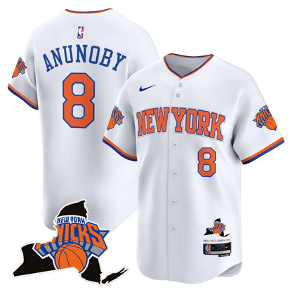 Men's New York Knicks Vapor Baseball Jersey - All Stitched