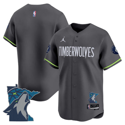 Men's Minnesota Timberwolves 2025 Vapor Baseball Jersey - All Stitched