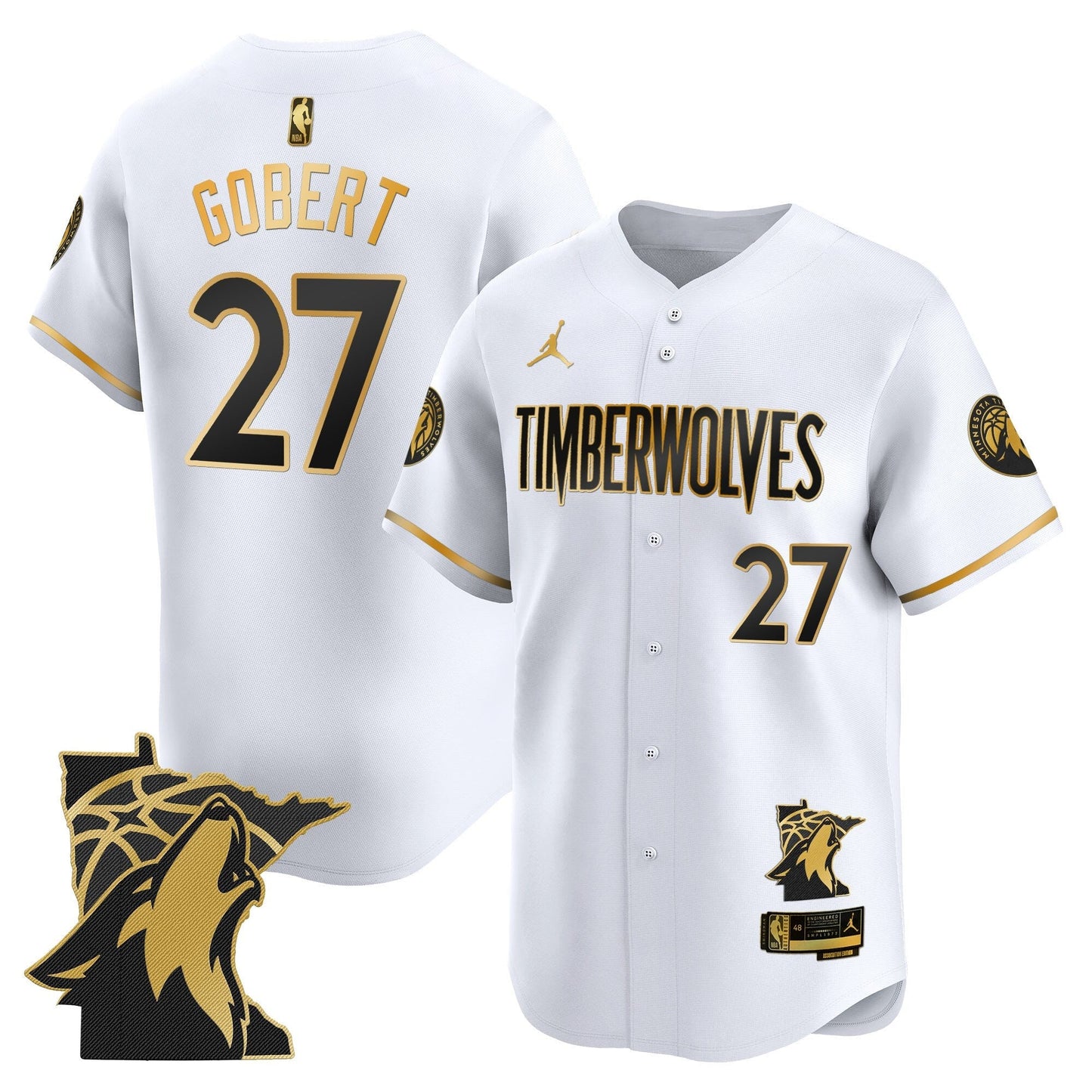 Men's Minnesota Timberwolves 2025 Vapor Baseball Jersey - All Stitched
