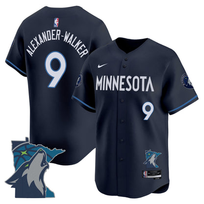 Men's Minnesota Timberwolves 2025 Vapor Baseball Jersey - All Stitched