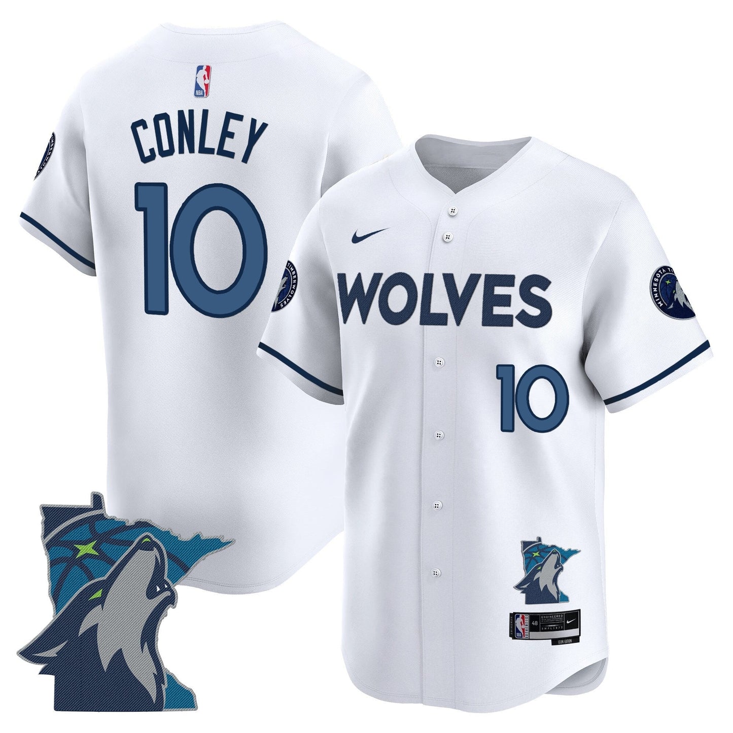 Men's Minnesota Timberwolves 2025 Vapor Baseball Jersey - All Stitched