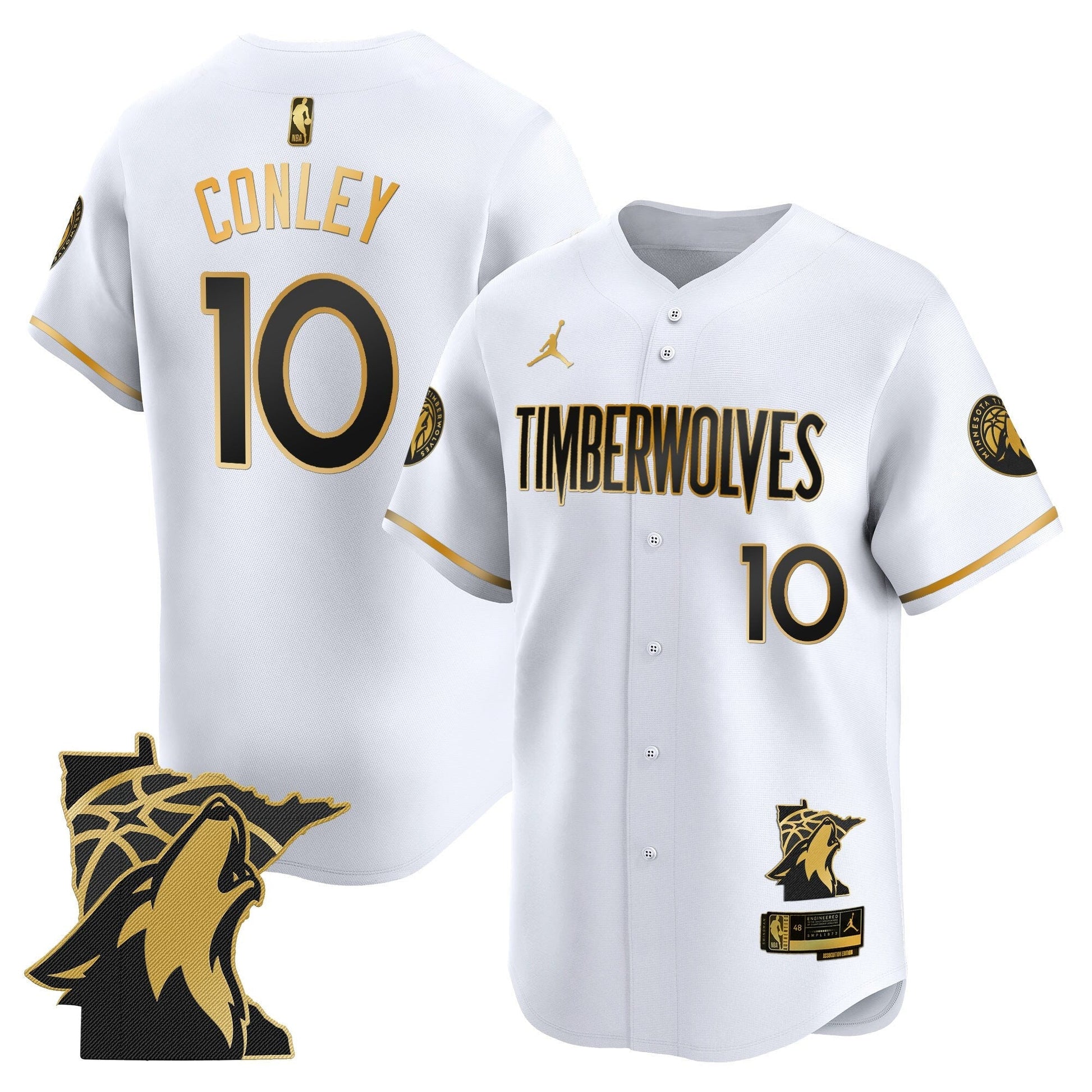 Men's Minnesota Timberwolves 2025 Vapor Baseball Jersey - All Stitched