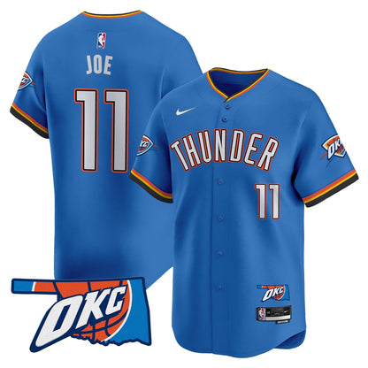 Men's Oklahoma City Thunder Vapor Baseball Jersey - All Stitched