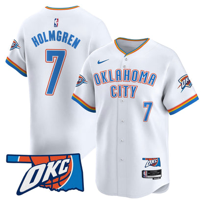 Men's Oklahoma City Thunder Vapor Baseball Jersey - All Stitched