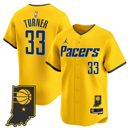 Men's Indiana Pacers Vapor Baseball Jersey - All Stitched