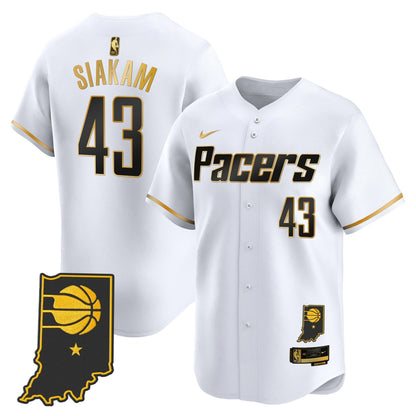 Men's Indiana Pacers Vapor Baseball Jersey - All Stitched