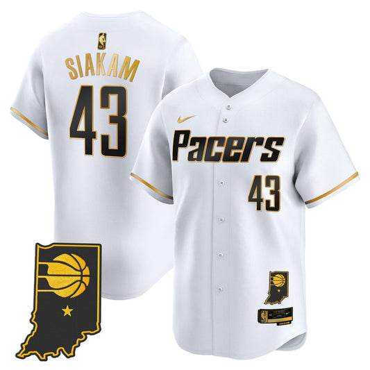 Men's Indiana Pacers Vapor Baseball Jersey - All Stitched