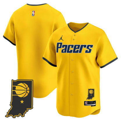 Men's Indiana Pacers Vapor Baseball Jersey - All Stitched