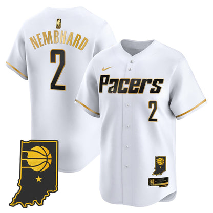 Men's Indiana Pacers Vapor Baseball Jersey - All Stitched