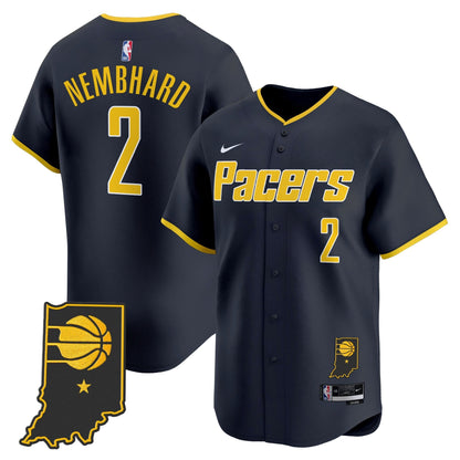 Men's Indiana Pacers Vapor Baseball Jersey - All Stitched