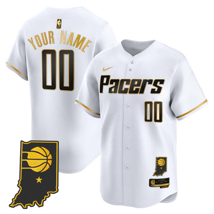 Indiana Pacers Vapor Baseball Custom Jersey - All Stitched