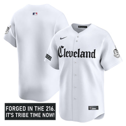 Men's Cleveland Indians 'Gothic Iron Edition' Vapor Premier Limited Jersey - All Stitched