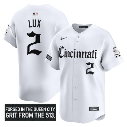 Men's Cincinnati Reds 'Gothic Queen City Edition' Vapor Premier Limited Jersey - All Stitched