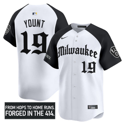 Men's Milwaukee Brewers 'Gothic 414 Shadows Edition' Vapor Premier Limited Jersey - All Stitched
