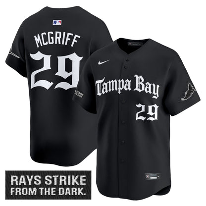 Men's Tampa Bay Rays 'Gothic Deepwater Edition' Vapor Premier Limited Jersey - All Stitched
