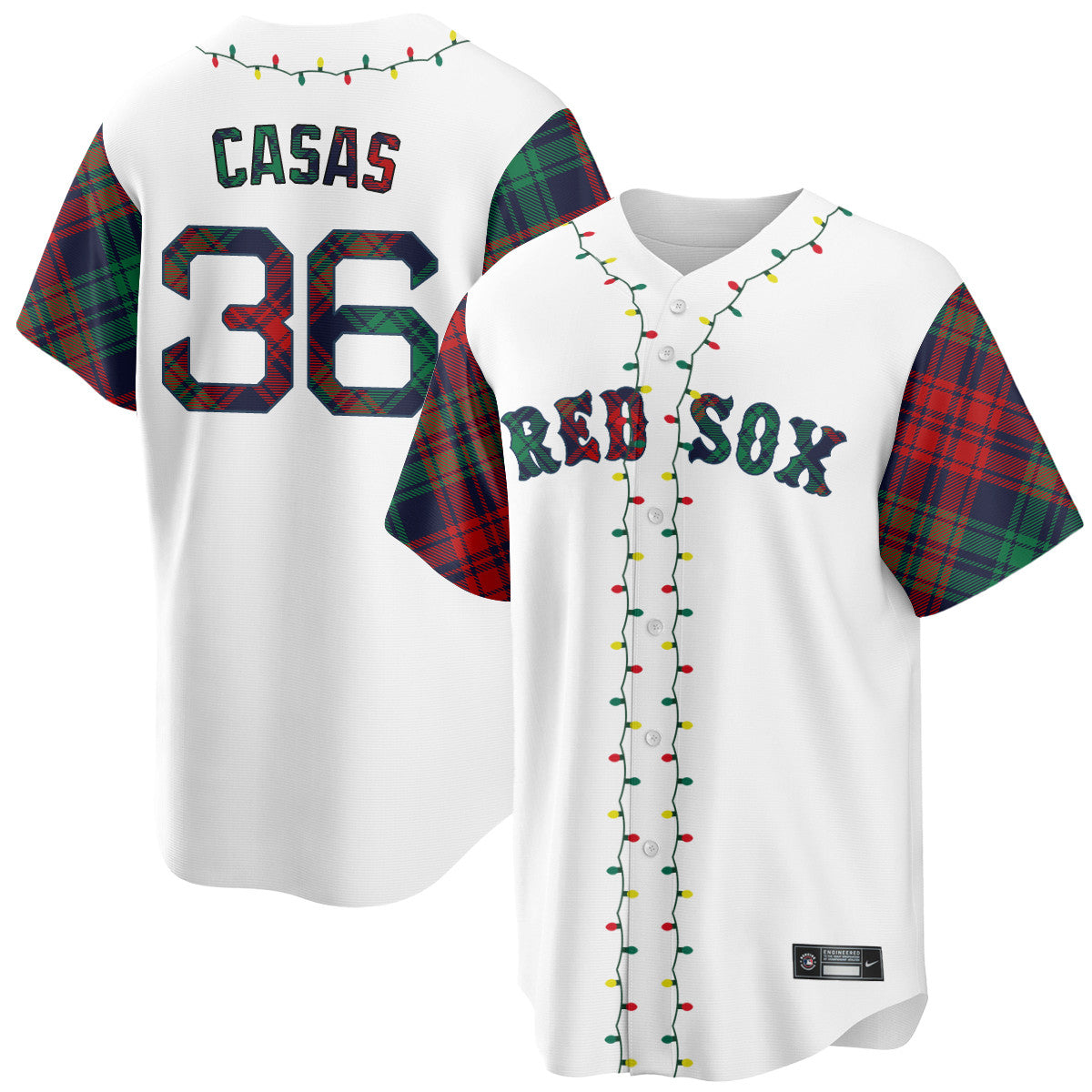 Boston Red Sox Christmas in July Jersey - All Stitched