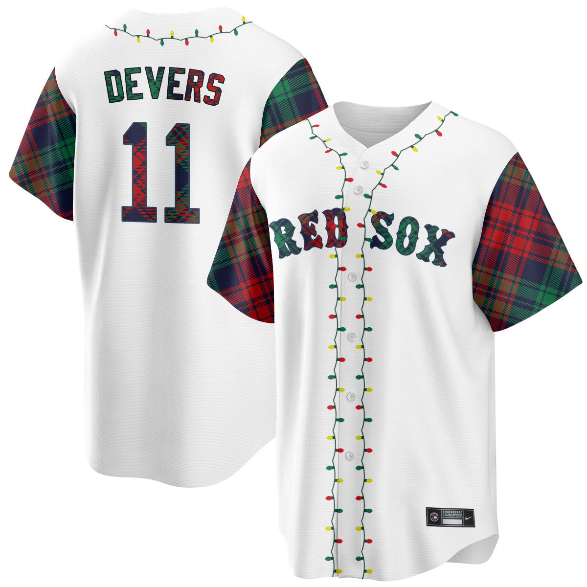 Boston Red Sox Christmas in July Jersey - All Stitched