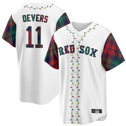 Boston Red Sox Christmas in July Jersey - All Stitched