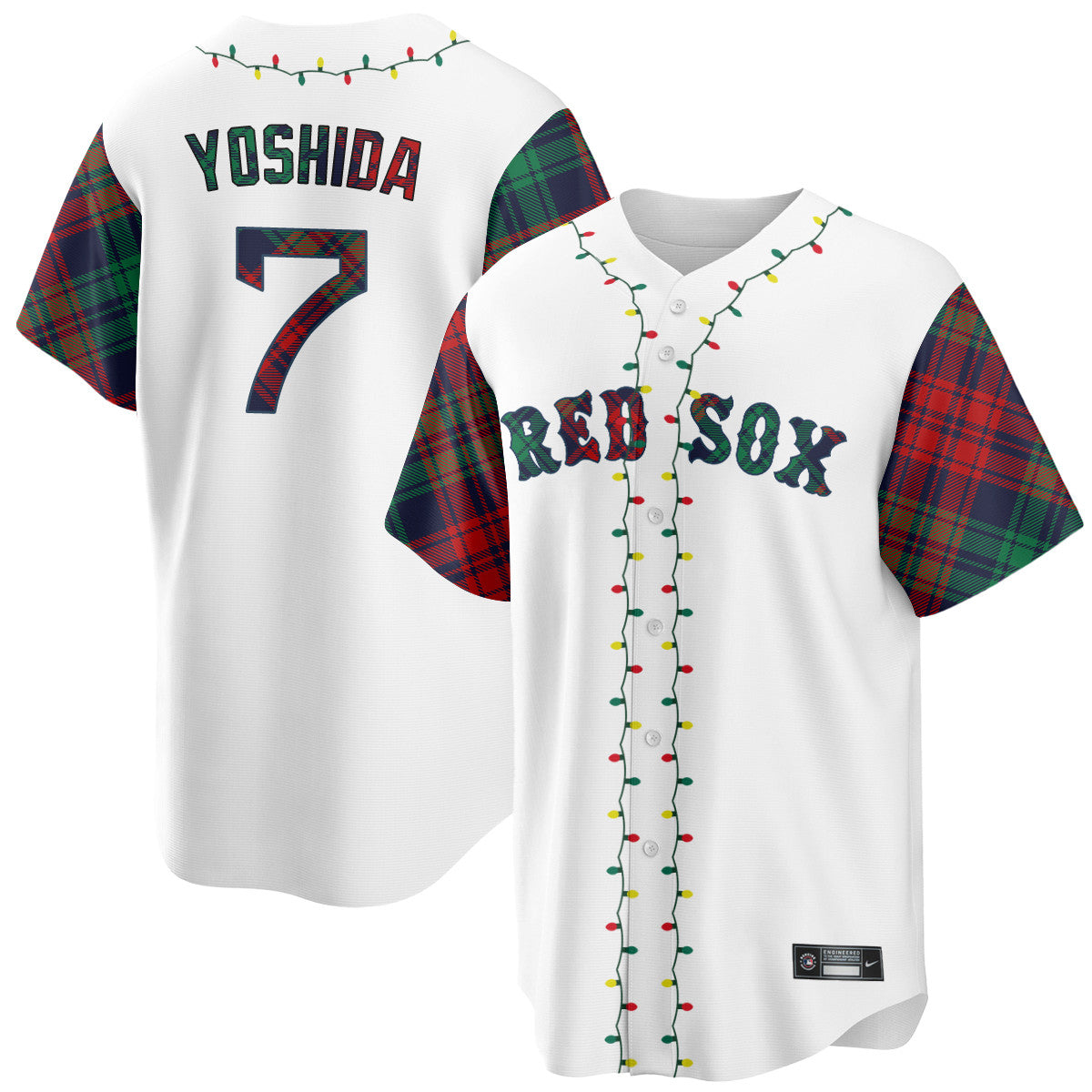 Boston Red Sox Christmas in July Jersey - All Stitched