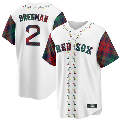 Boston Red Sox Christmas in July Jersey - All Stitched